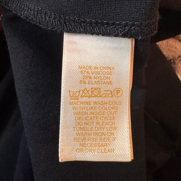 Kate Spade Little Girls Black Fit & Flare Dress w/ Pockets Front Bow 8 8Y - Picture 3 of 6